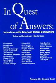 In Quest Of Answers