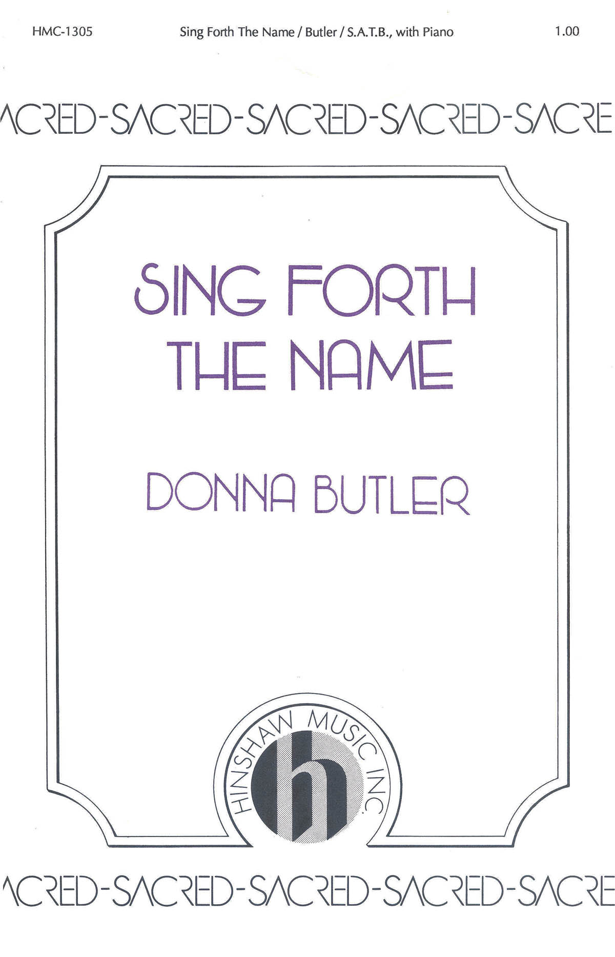 Sing Forth The Name