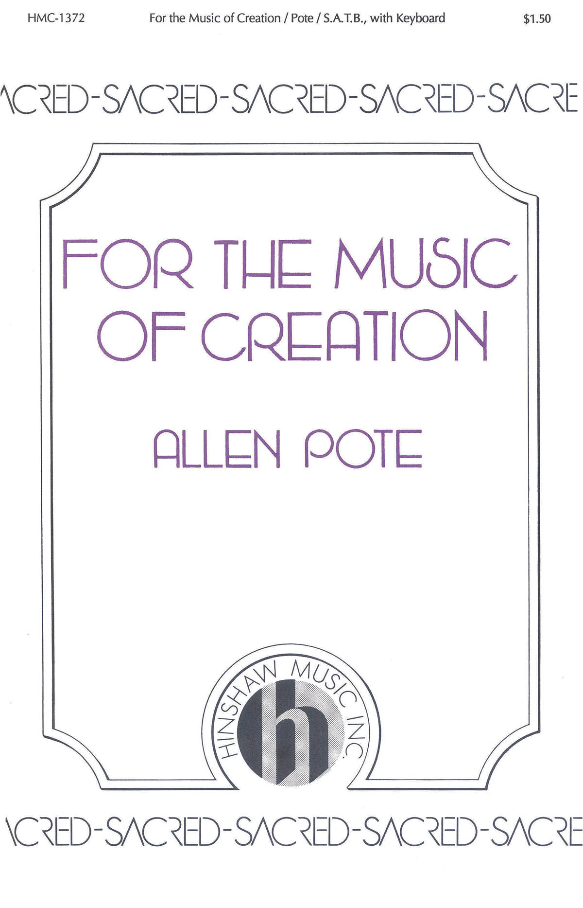 For The Music Of Creation