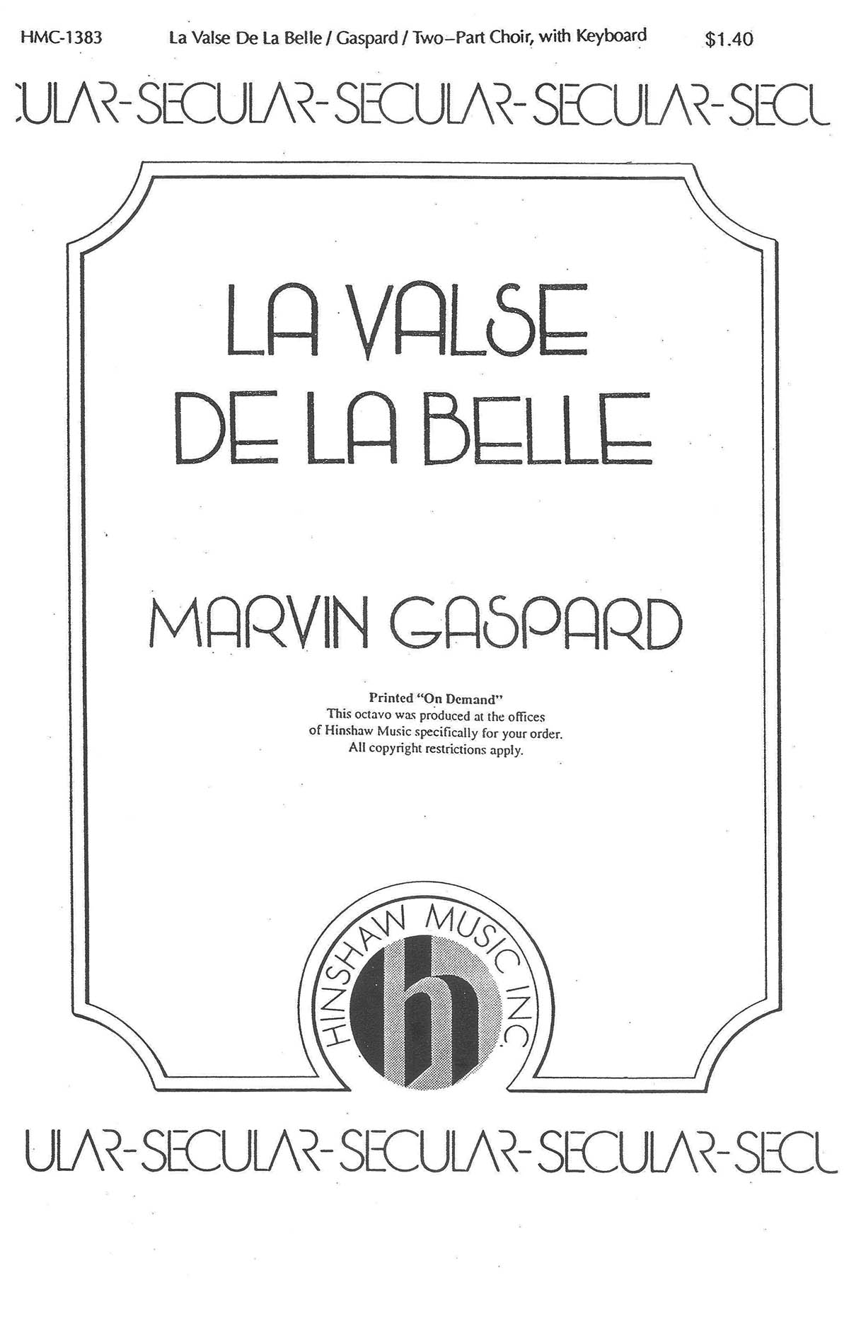 La Valse De La Belle