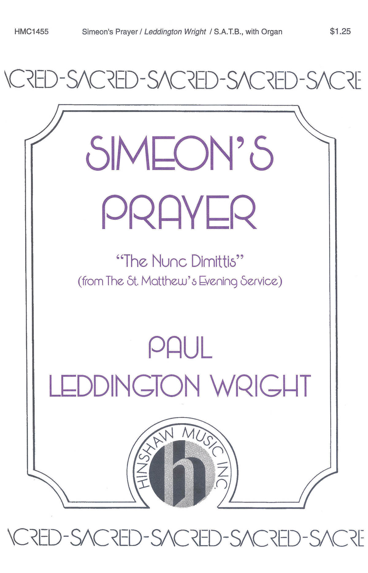 Simeon's Prayer