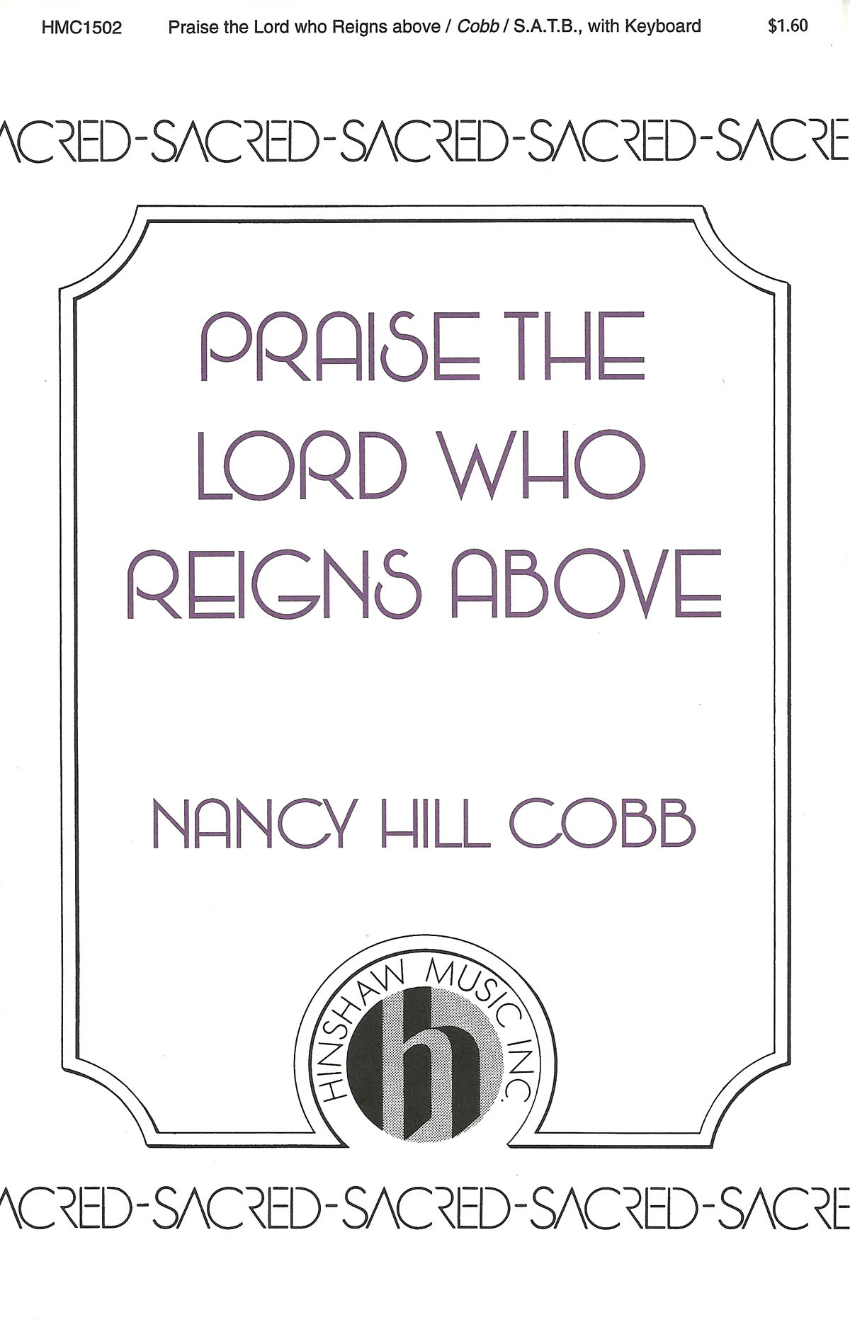 Praise The Lord Who Reigns Above