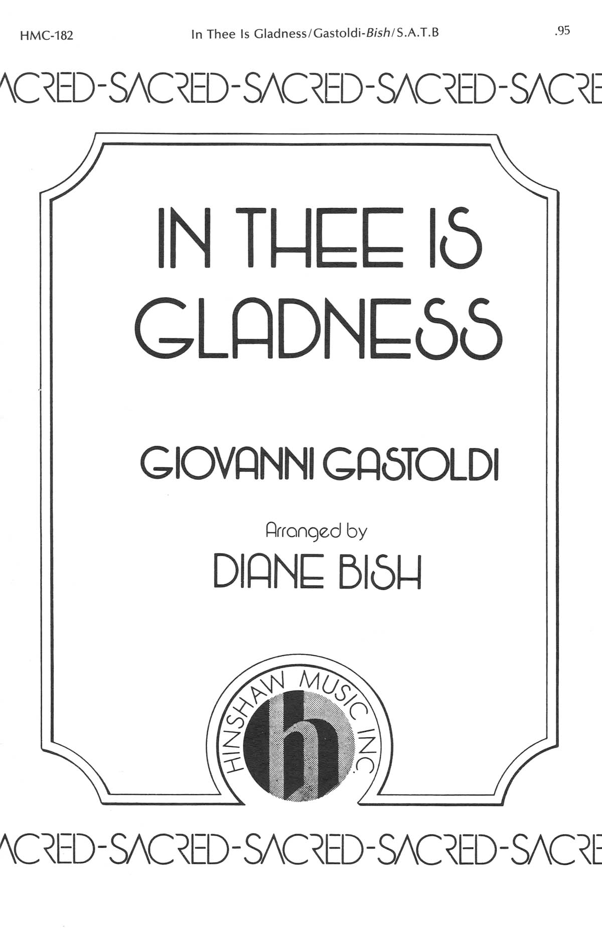 In Thee Is Gladness