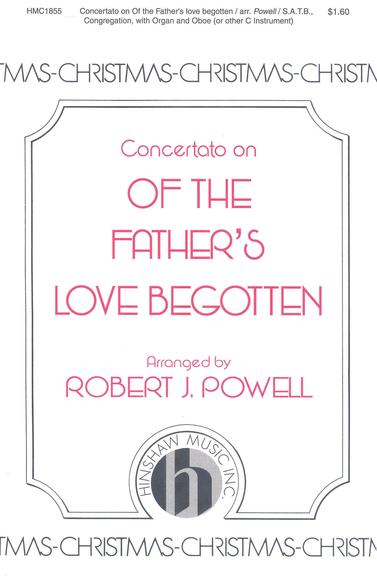 Concertato On Of The Father's Love Begotten