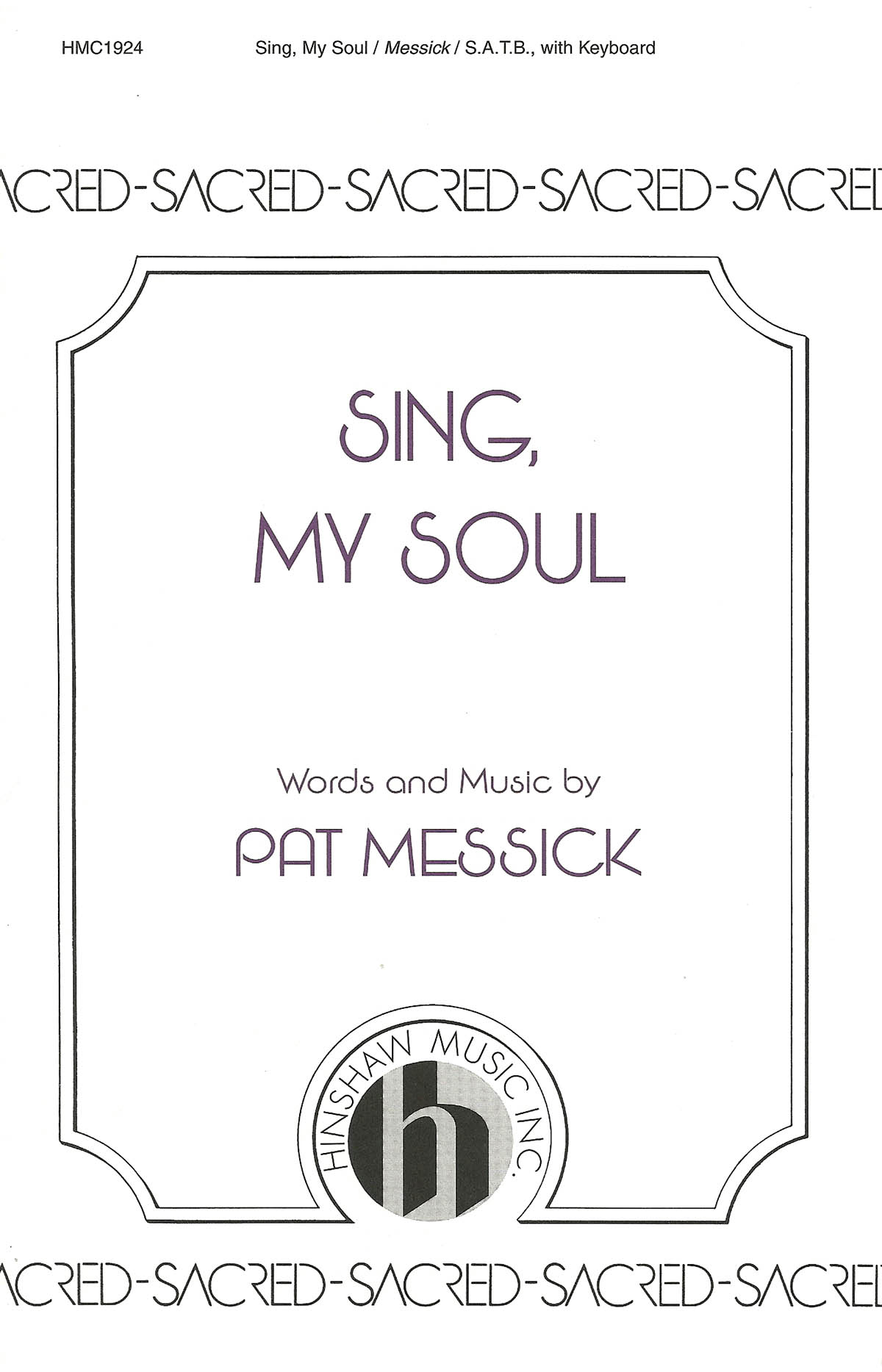 Sing, My Soul