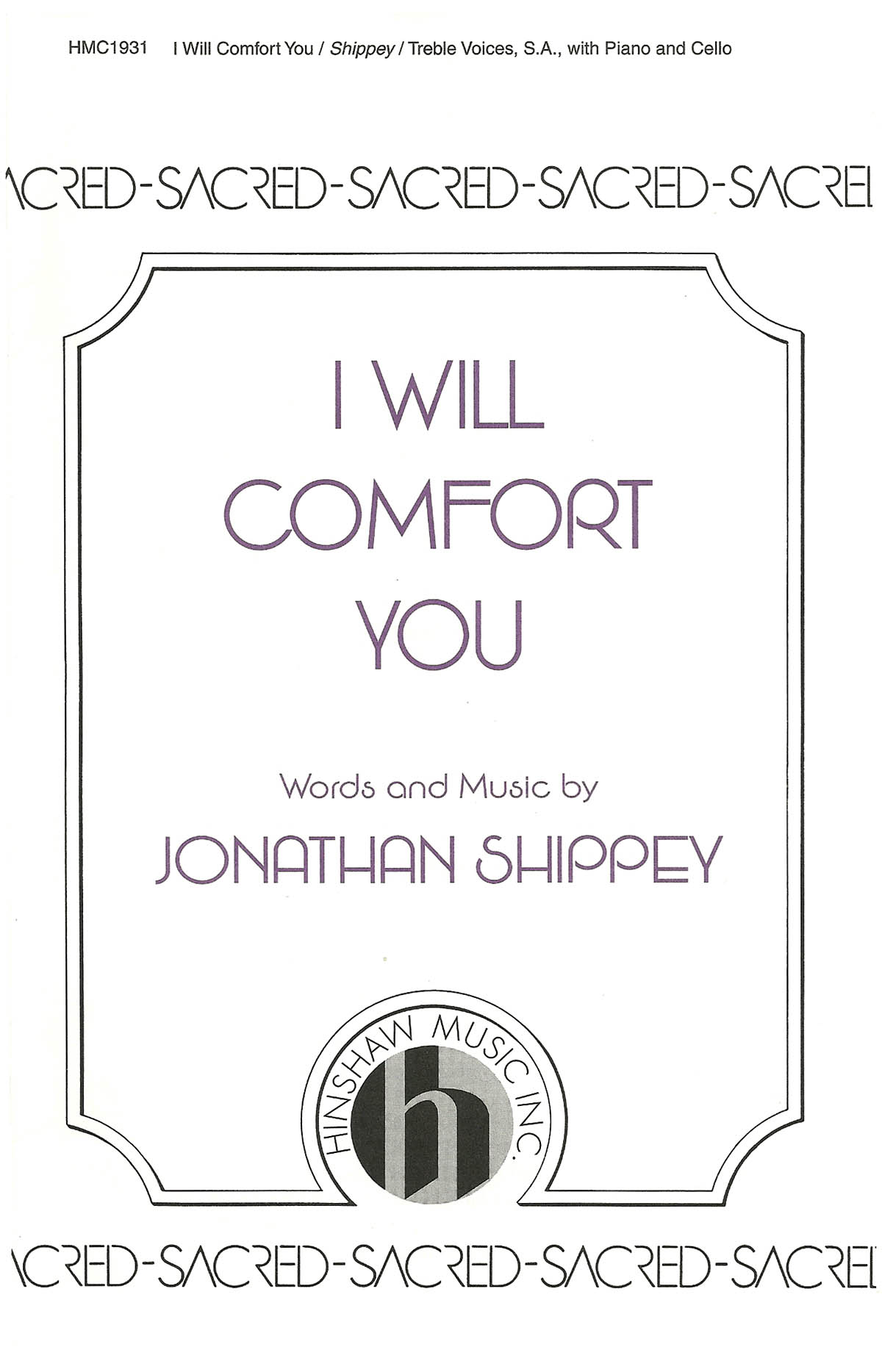 I Will Comfuert You