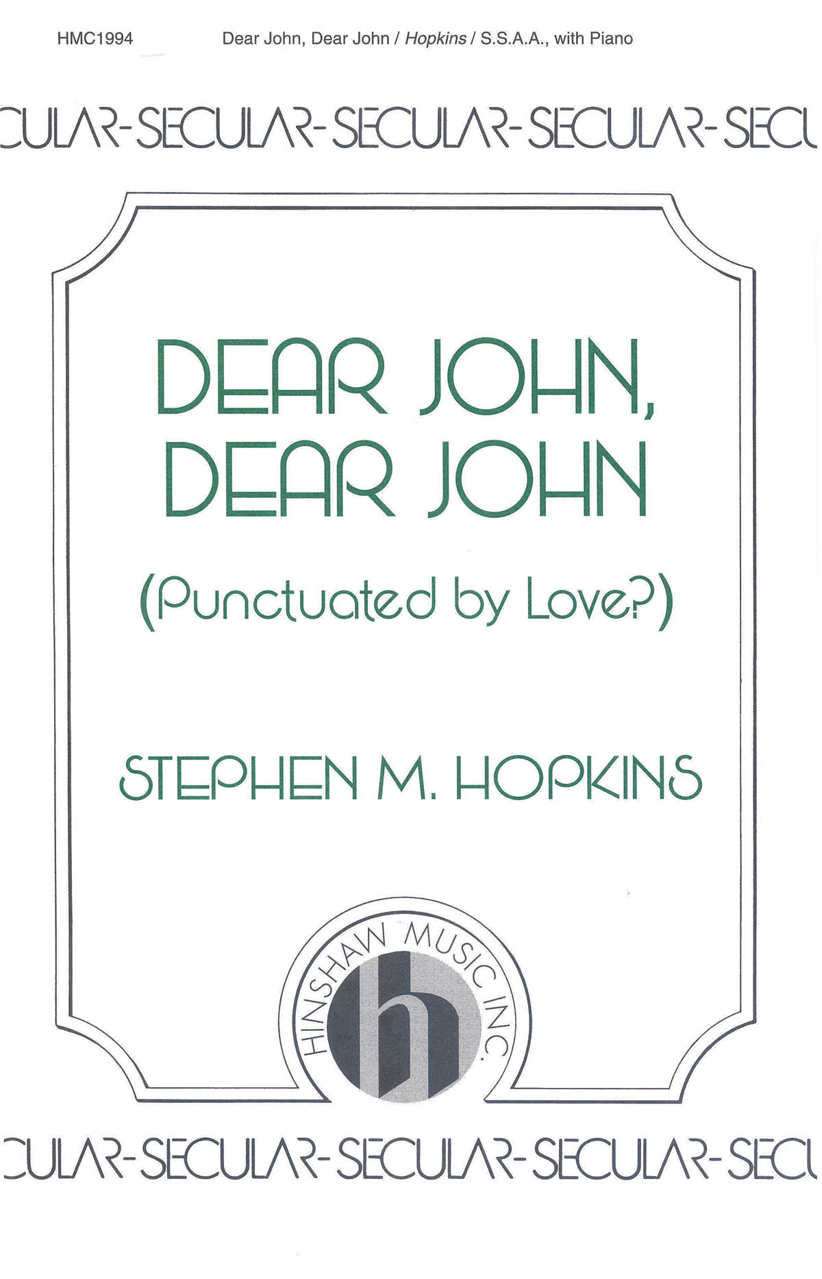 Dear John, Dear John