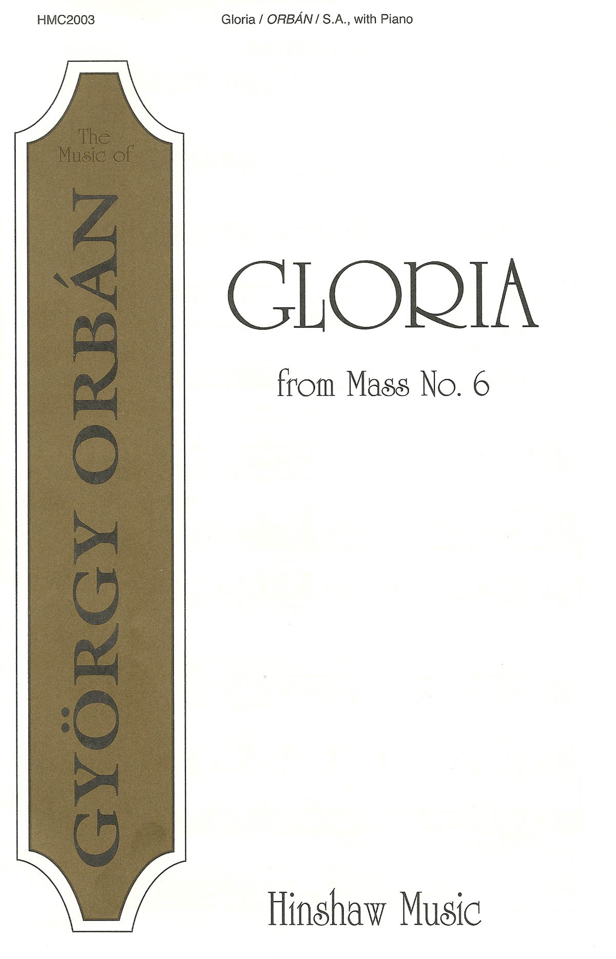 Gloria (From Mass #6)