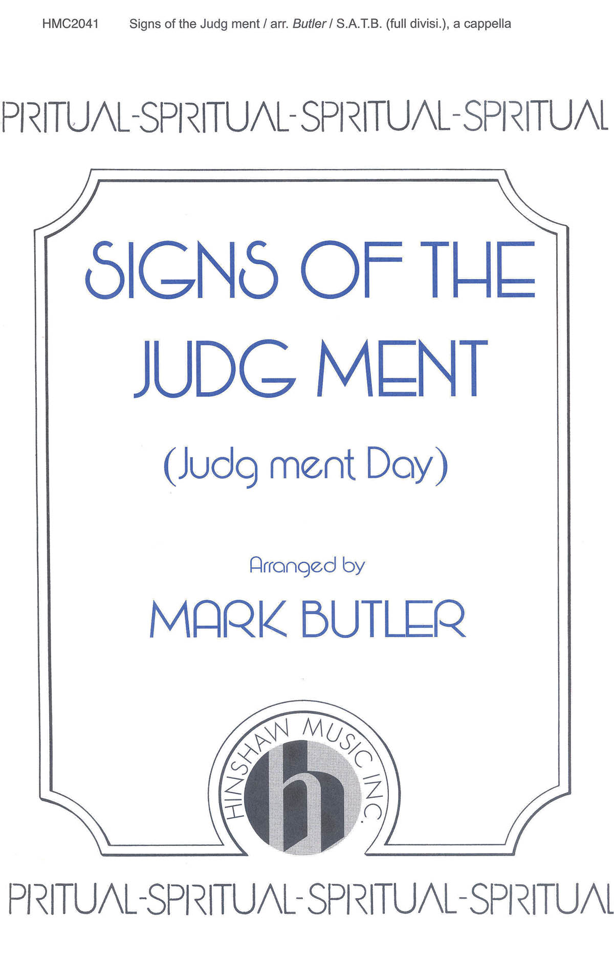 Signs Of The Judg Ment (Judg Ment Day)
