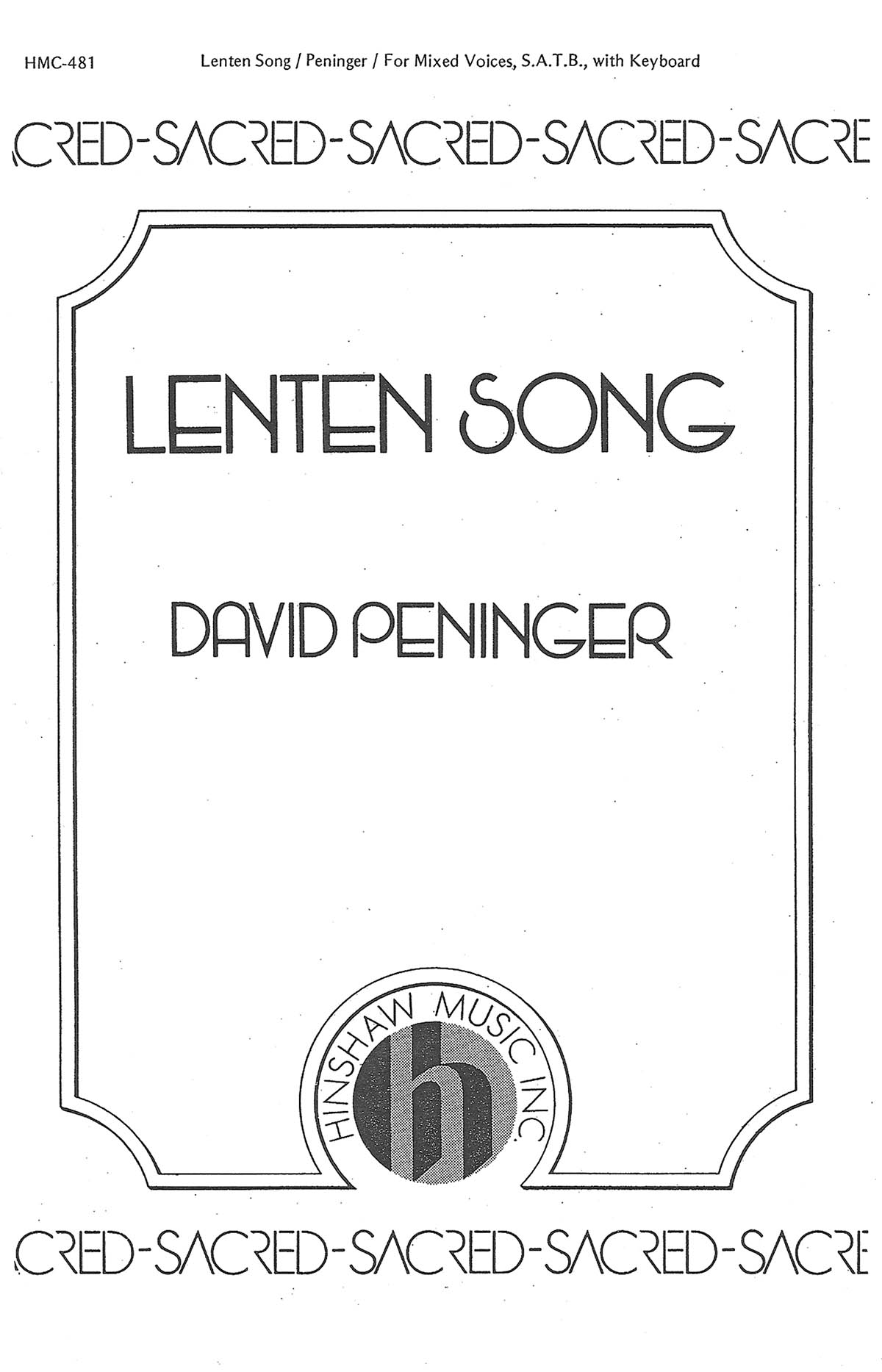 Lenten Song