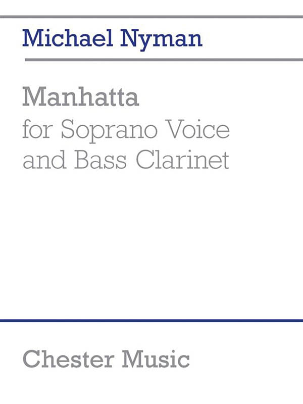 Manhatta For Soprano Voice And Bass Clarinet