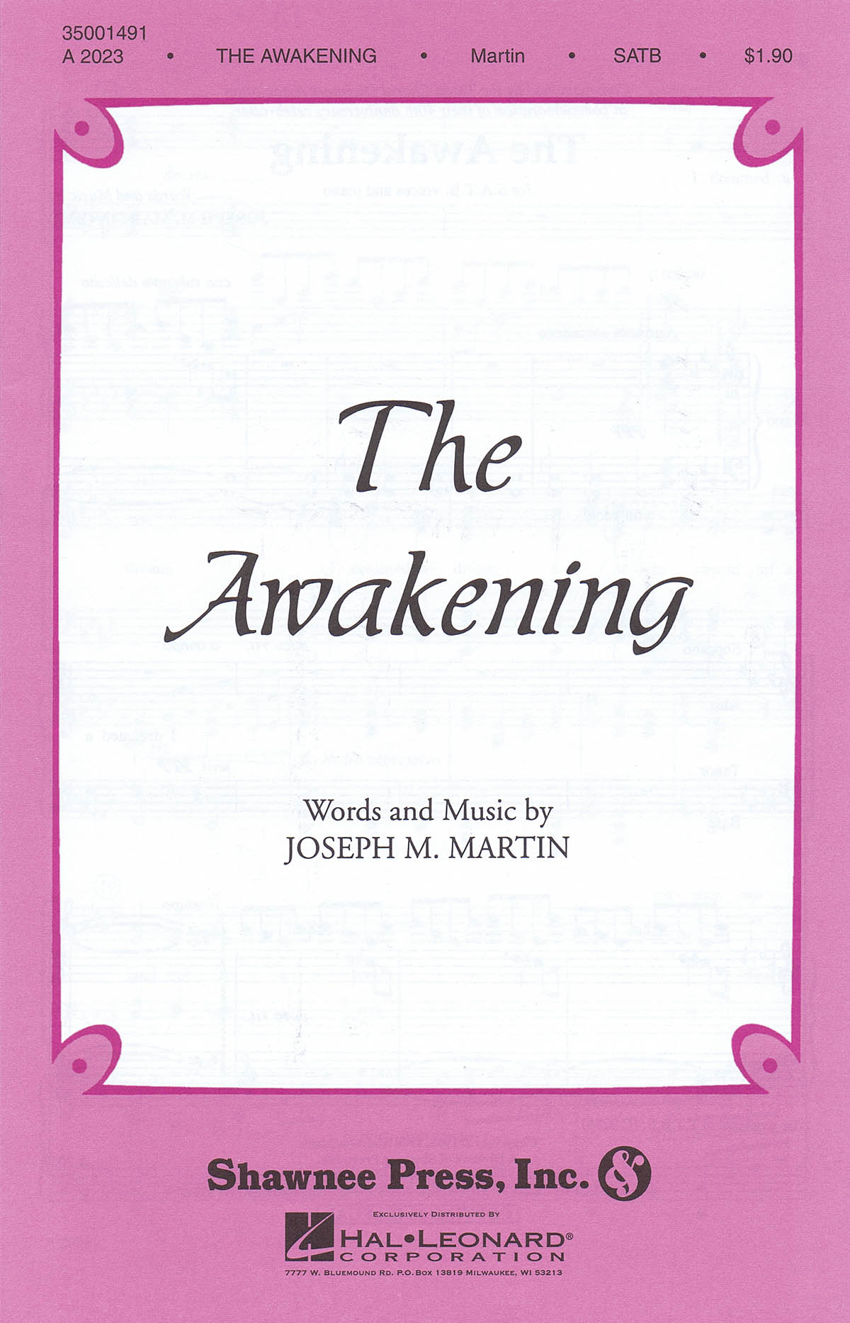 Jsoeph M. Martin: The Awakening (SATB)