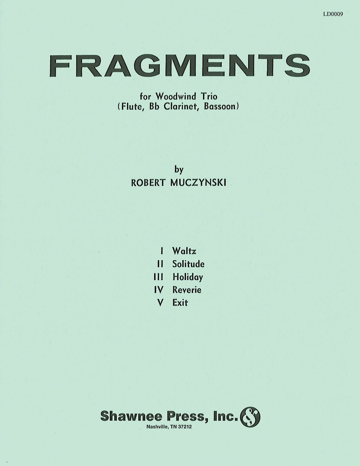Fragments Flute/Clarinet/Bassoon