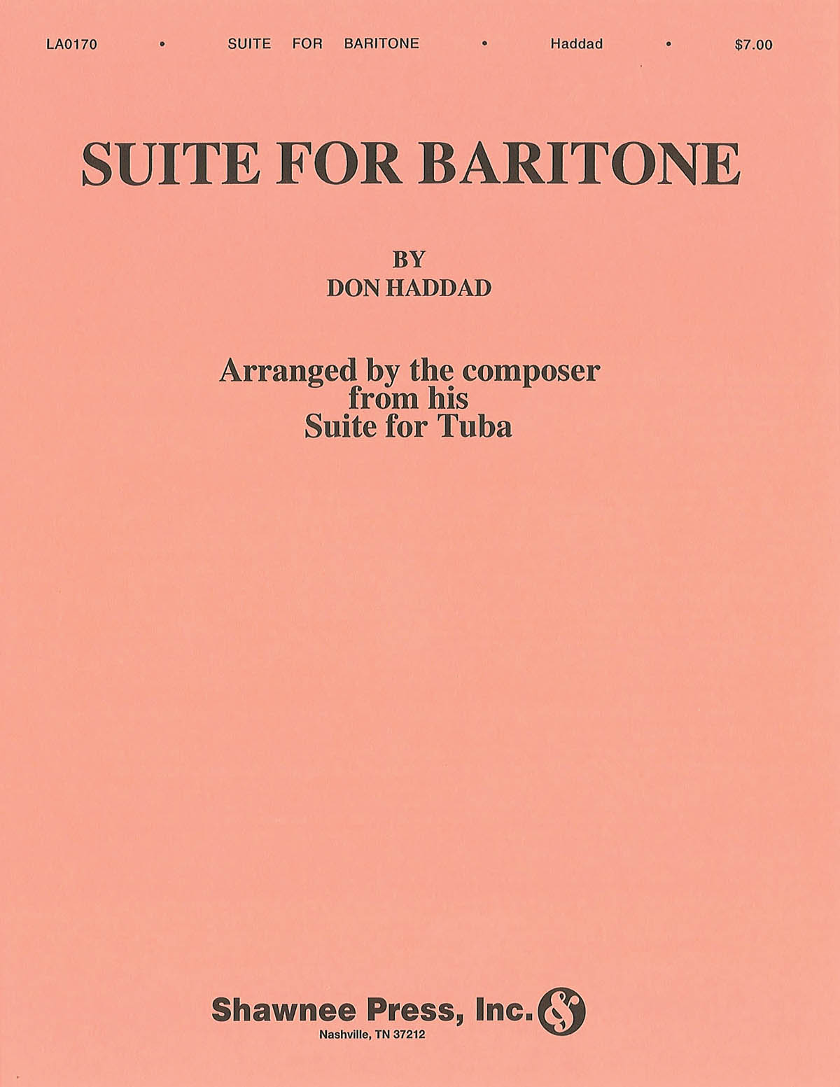 Don Haddad: Suite For Baritone