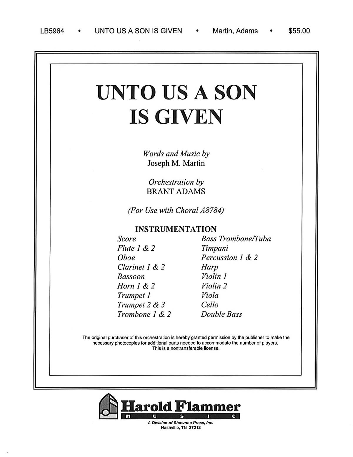 Unto Us a Son Is Given