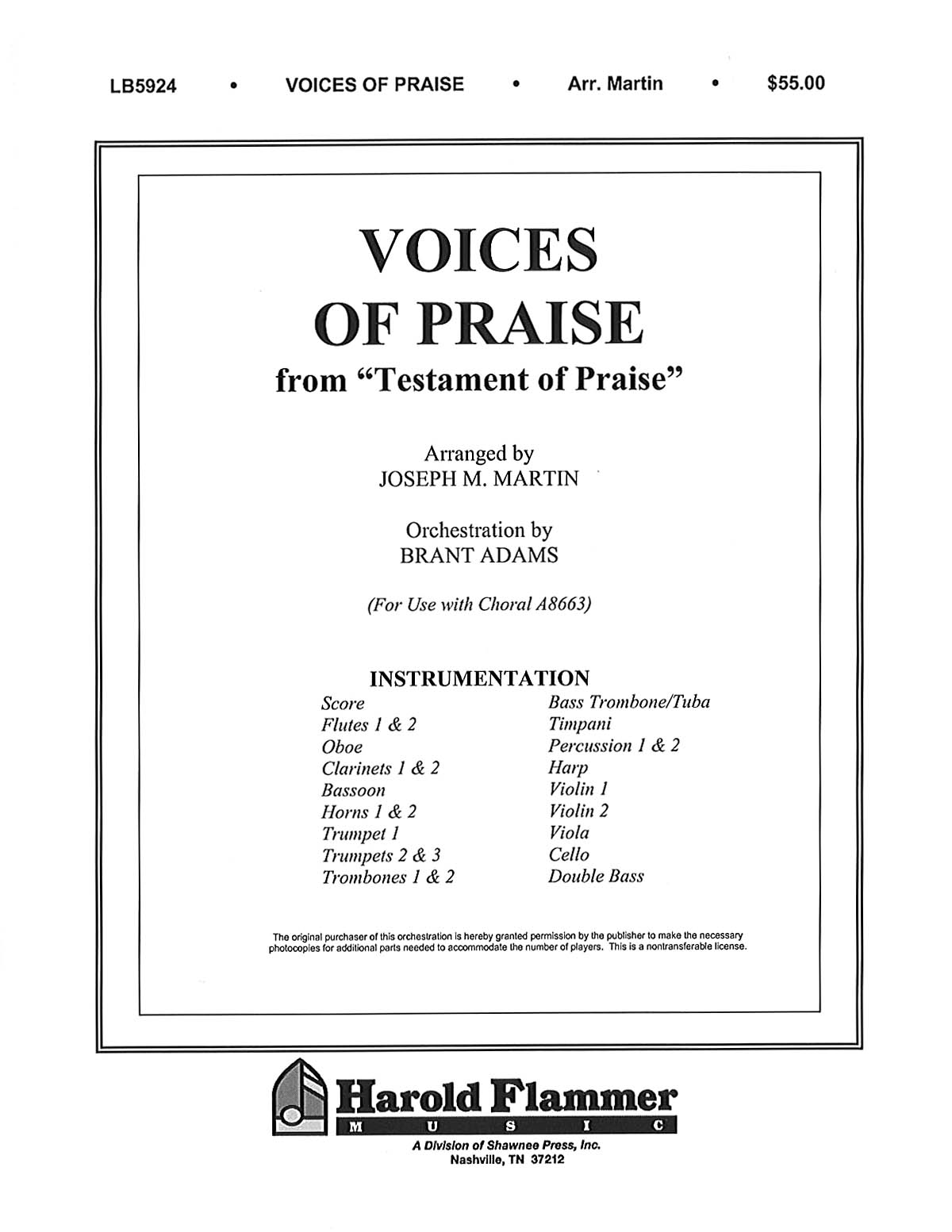 Voices of Praise from Testament of Praise