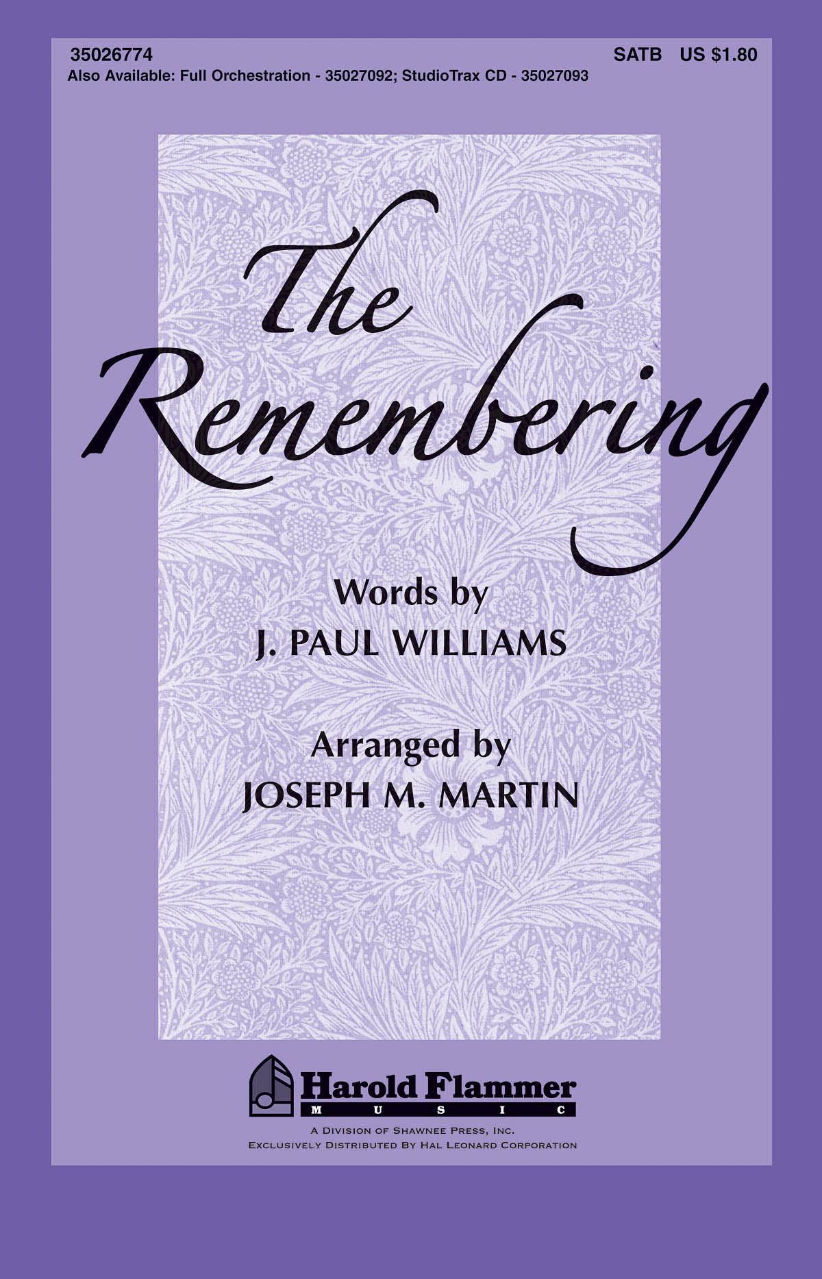 The Remembering (SATB)