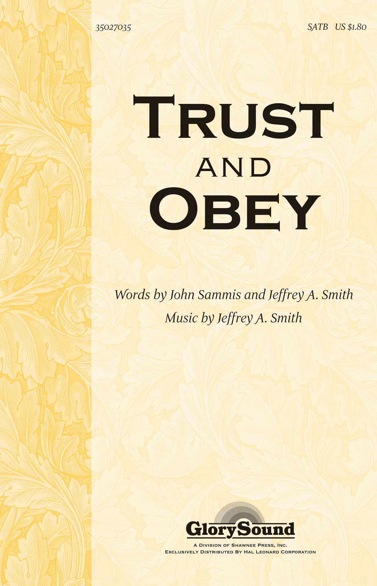 Trust and Obey (SATB)