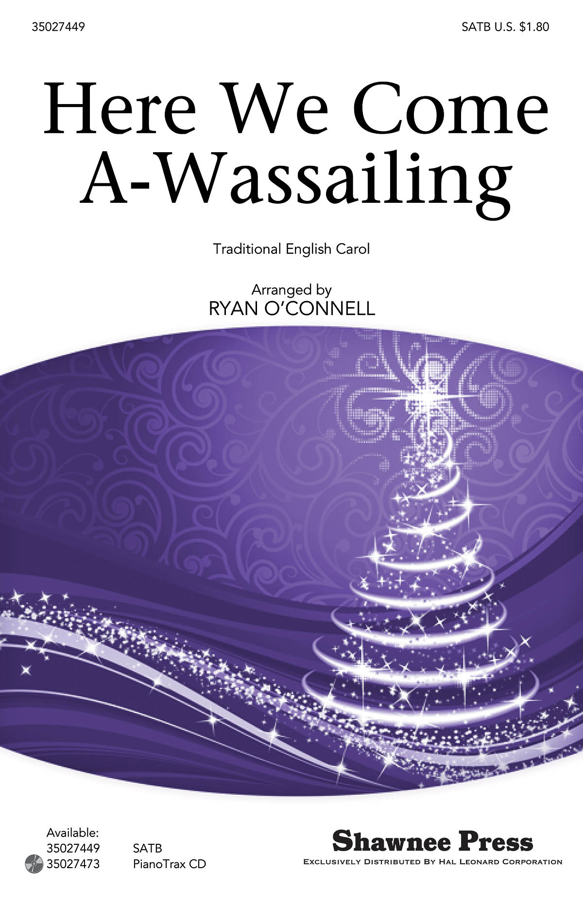 Here We Come A-Wassailing (SATB)