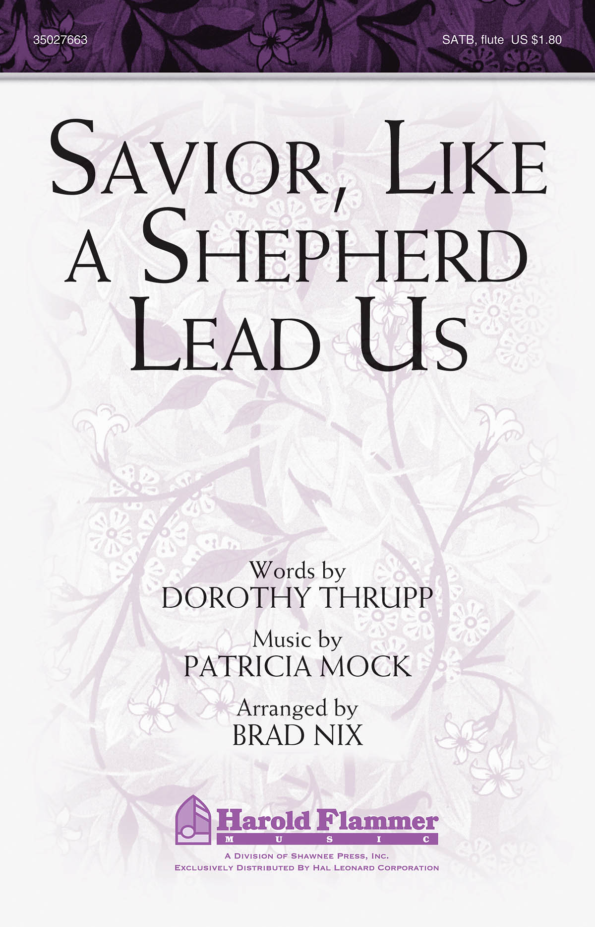 Savior, Like a Shepherd Lead Us (SATB)