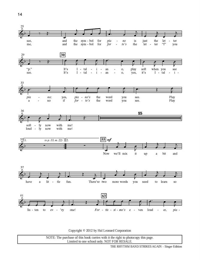 The Rhythm Band Strikes AGAIN!