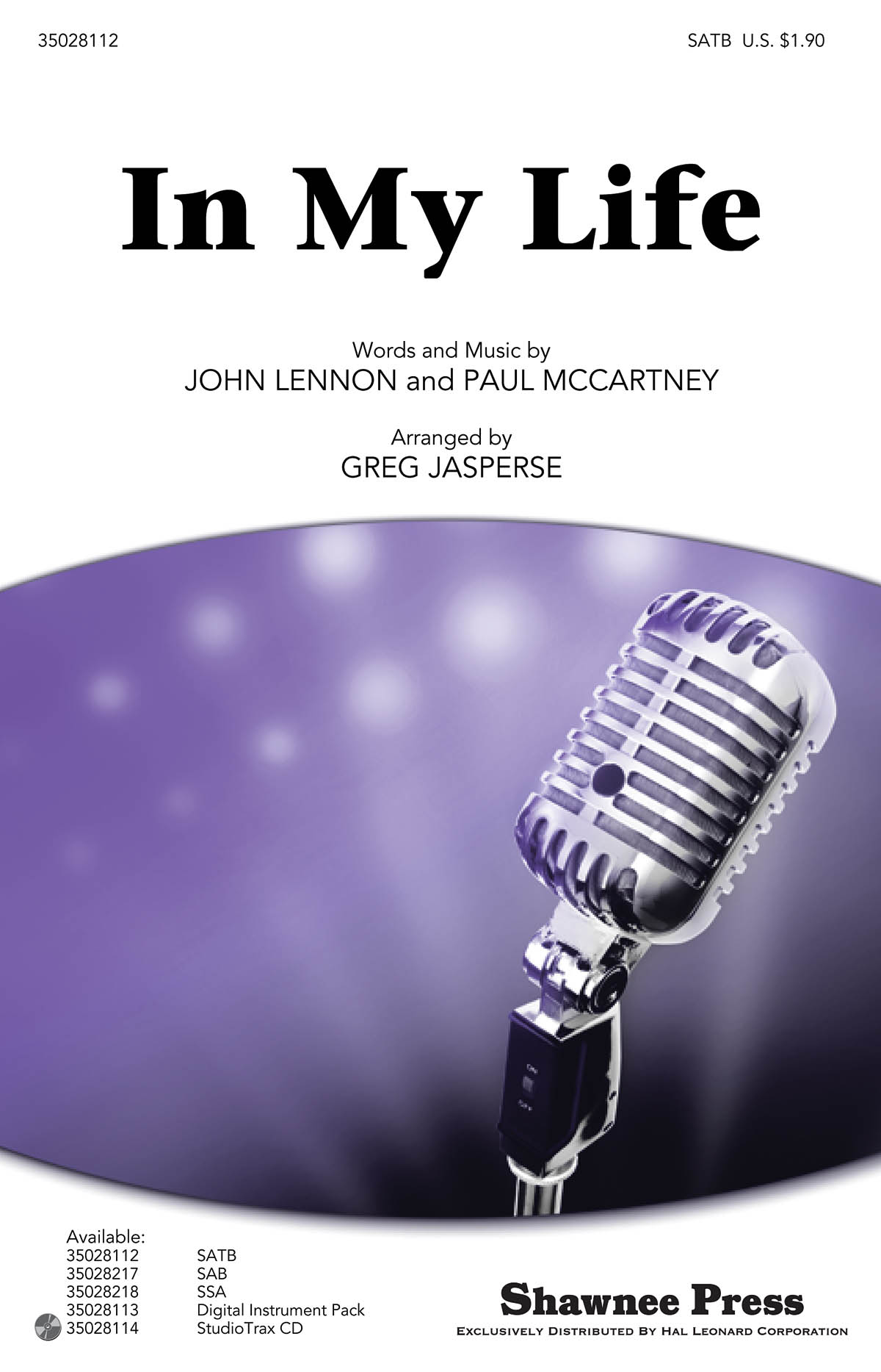 The Beatles: In My Life (SATB)