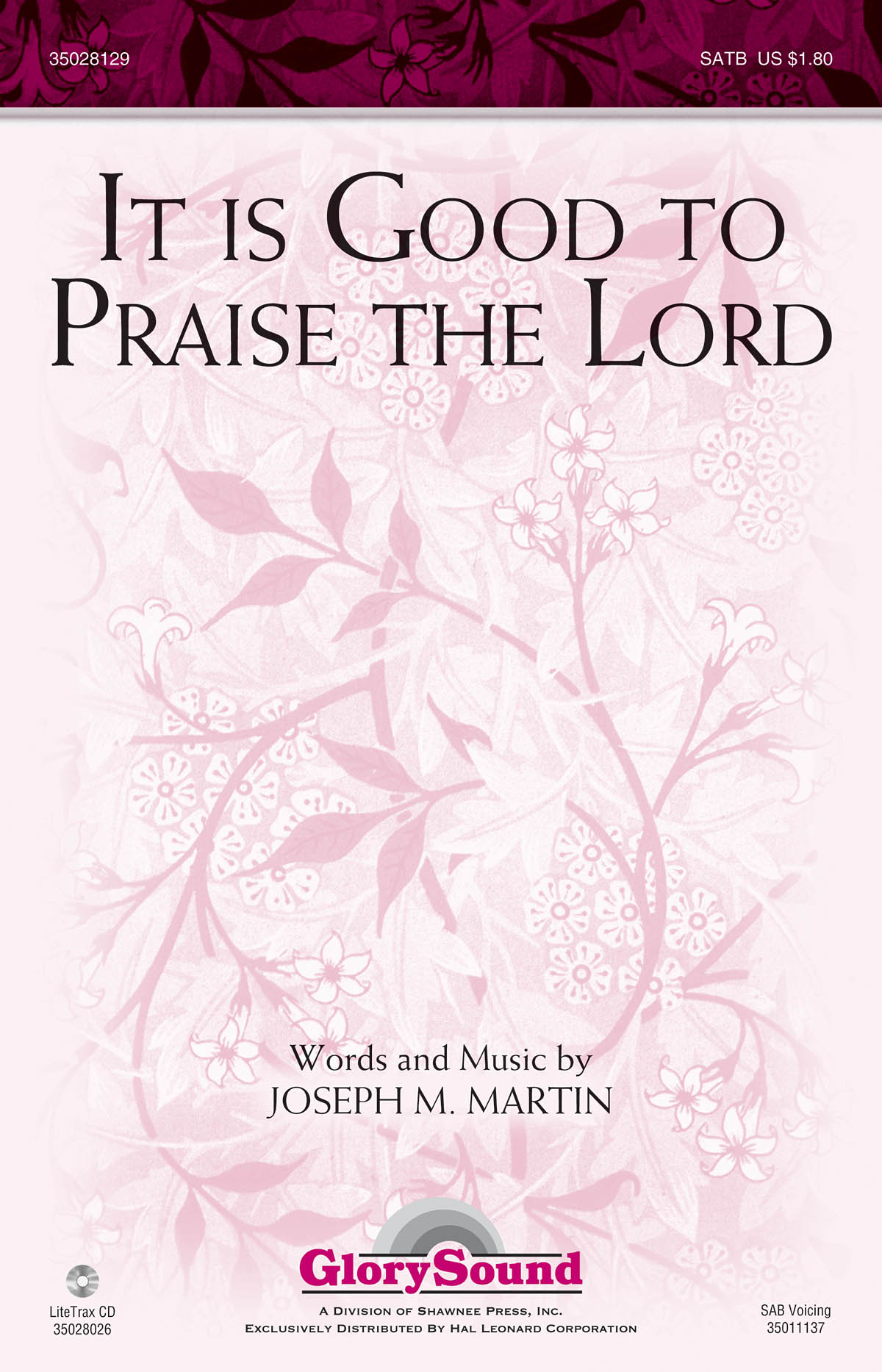 It Is Good to Praise the Lord (SATB)