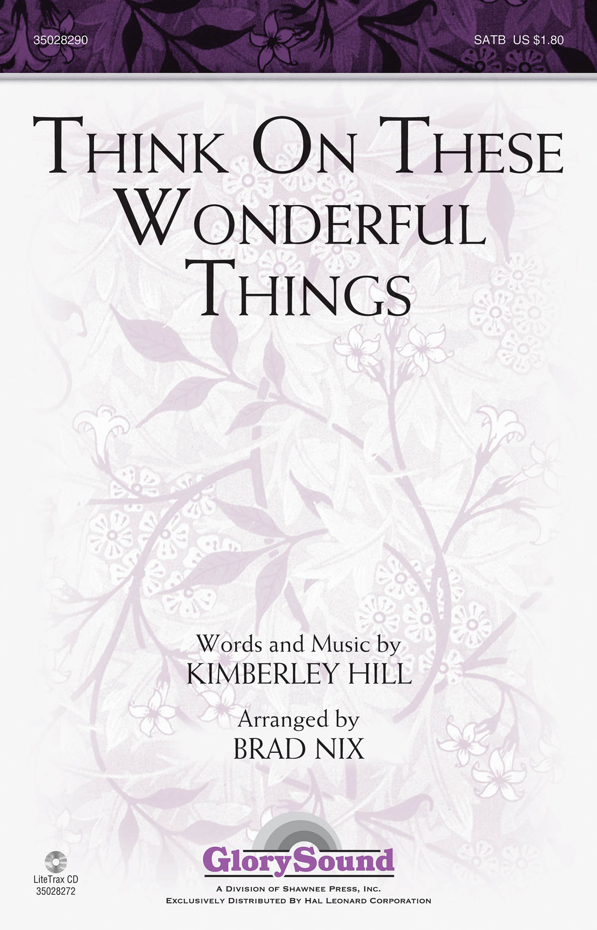 Think on These Wonderful Things (SATB)