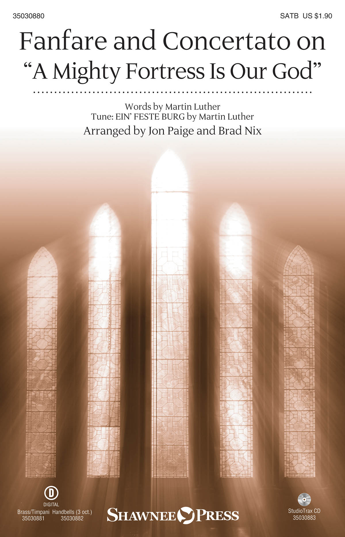Brad Nix: Fanfare and Concertato on “A Mighty Fortress Is Our God” (SATB)