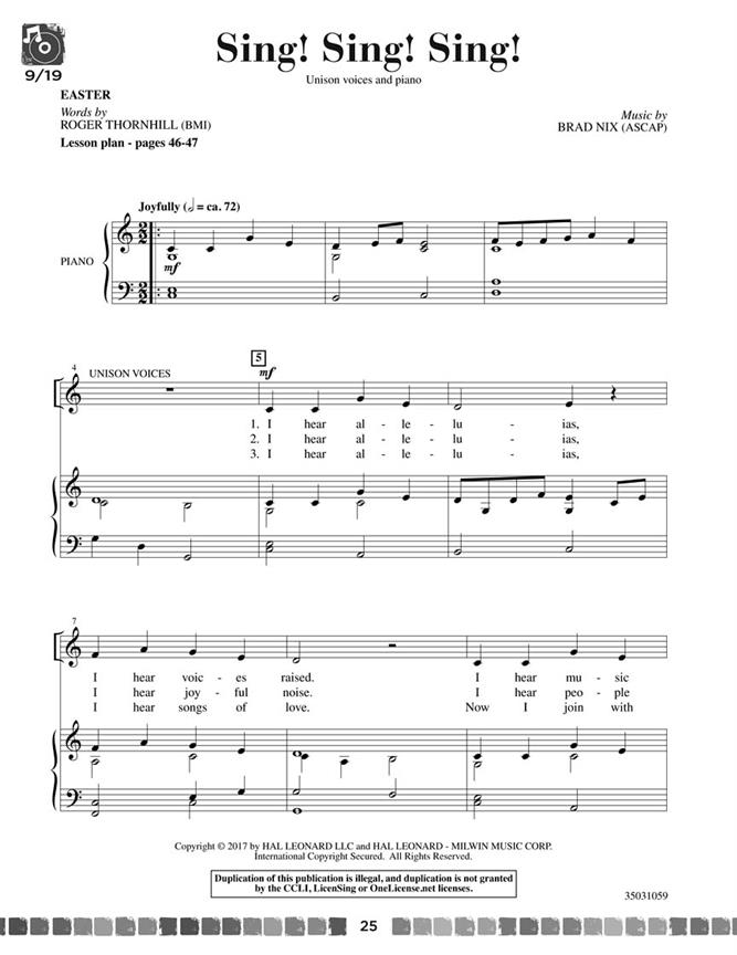 Sing and Celebrate 6! Sacred Songs for Young Voice