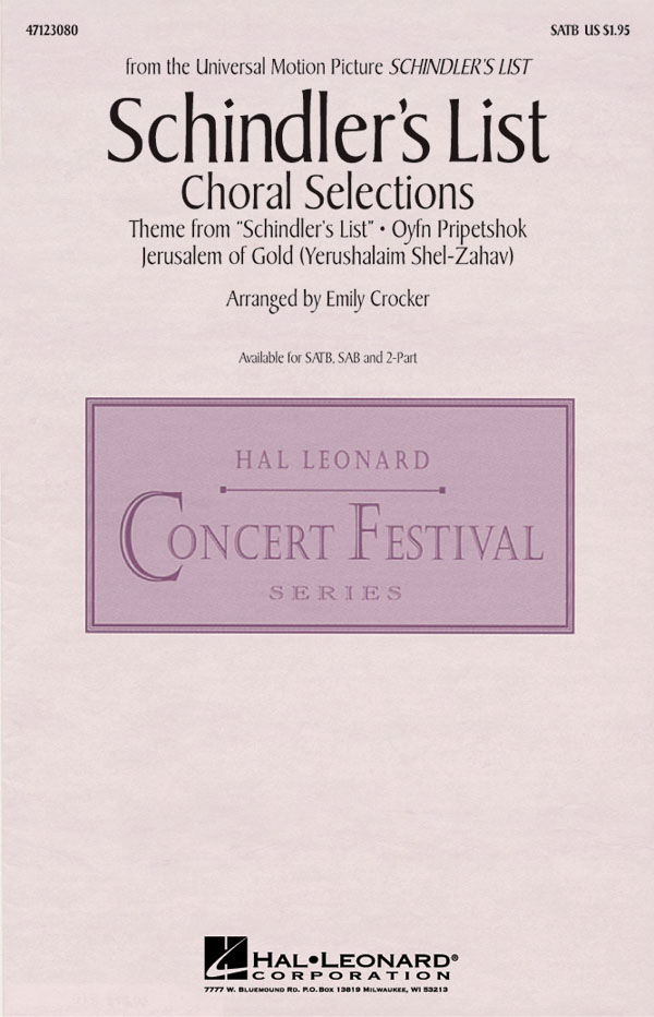 Schindler's List (Choral selections)