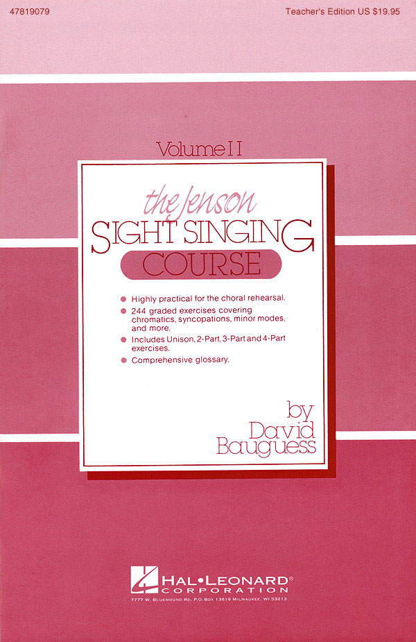 The Jenson Sight Singing Course Vol. II