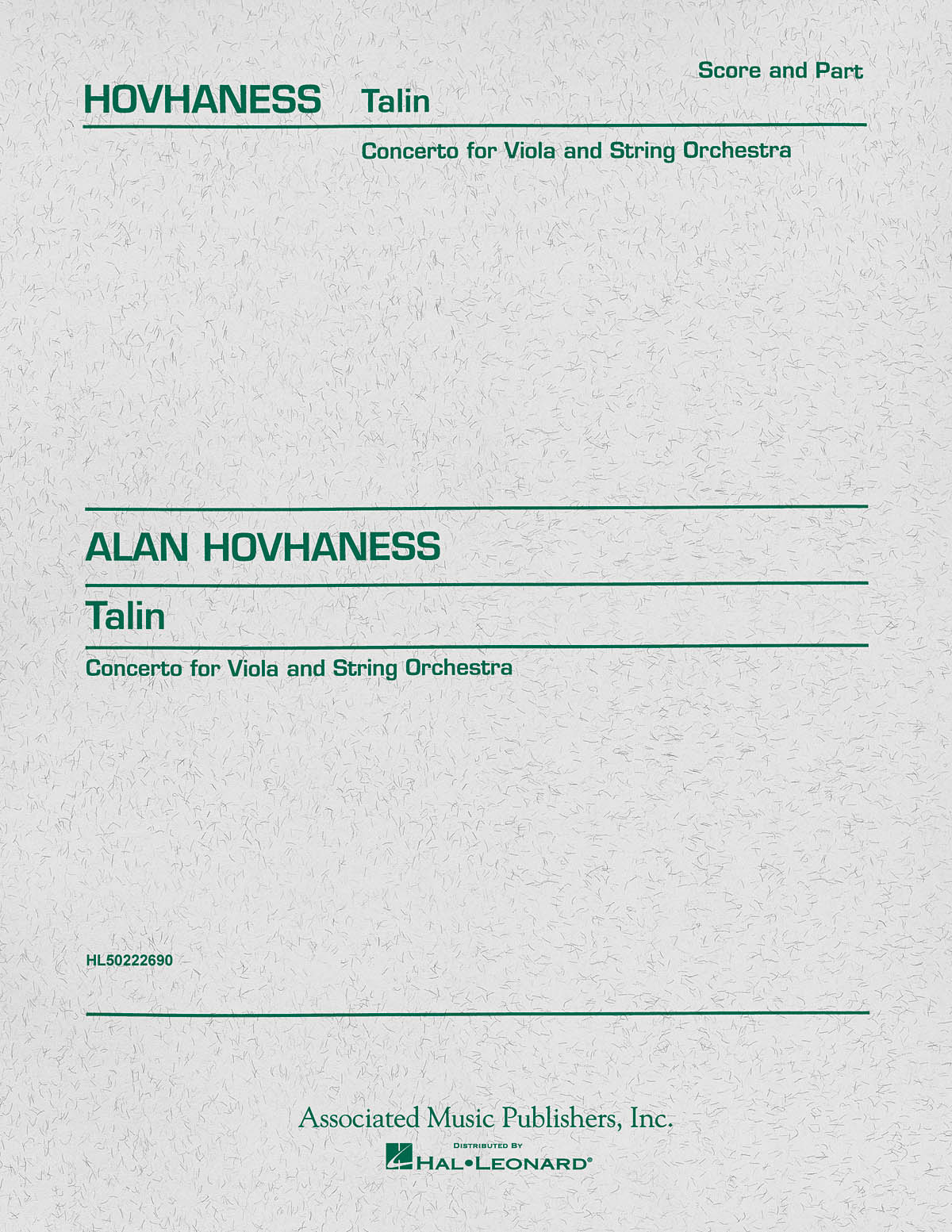 Alan Hovhaness: Talin Concerto, Op. 93