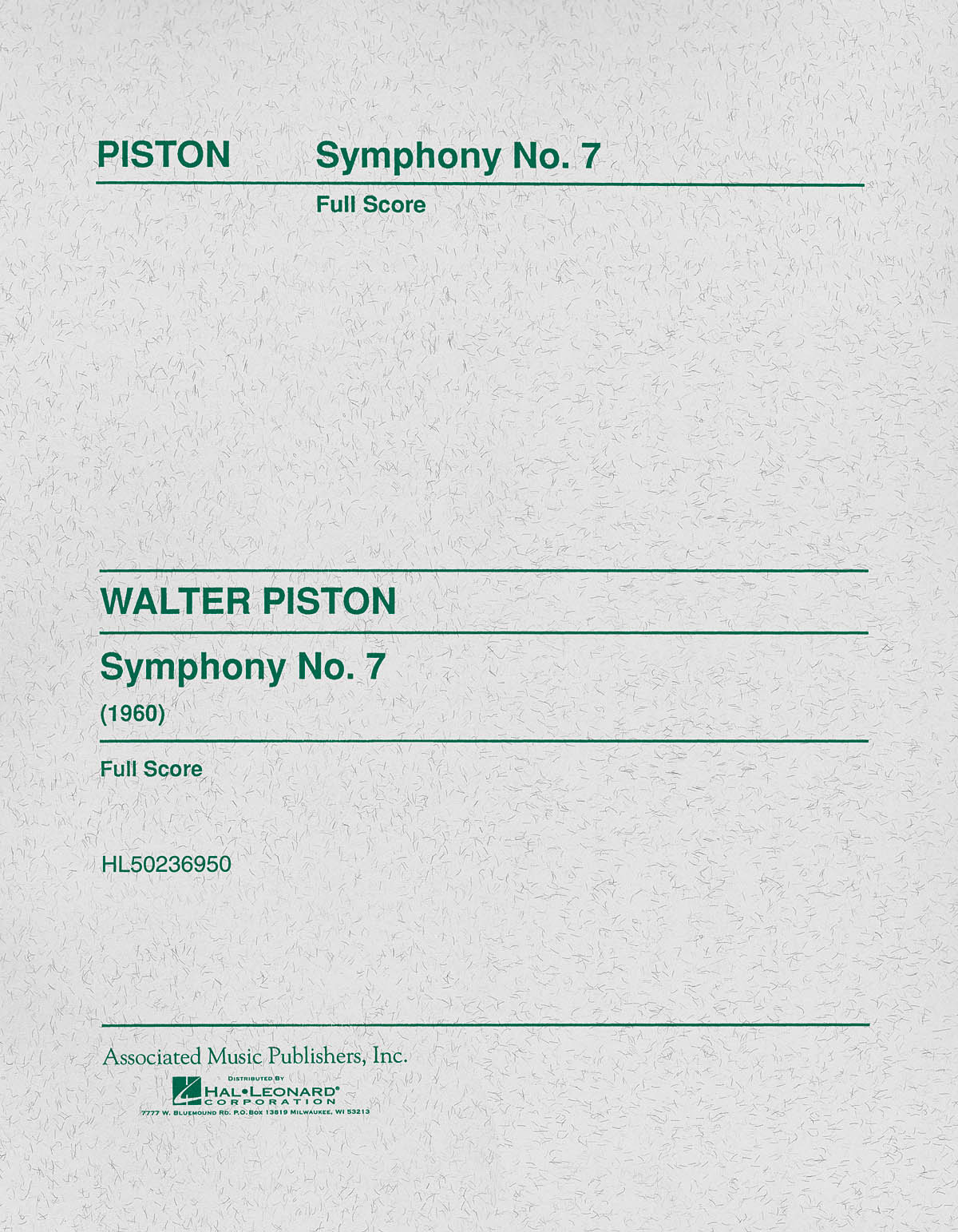 Walter Piston: Symphony No. 7