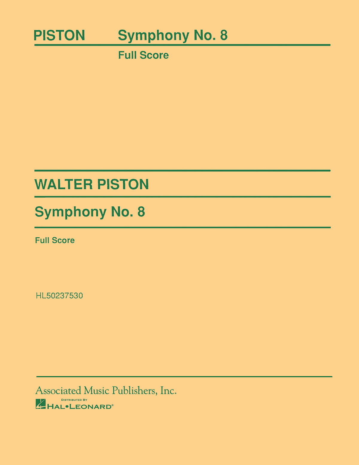 Walter Piston: Symphony No. 8