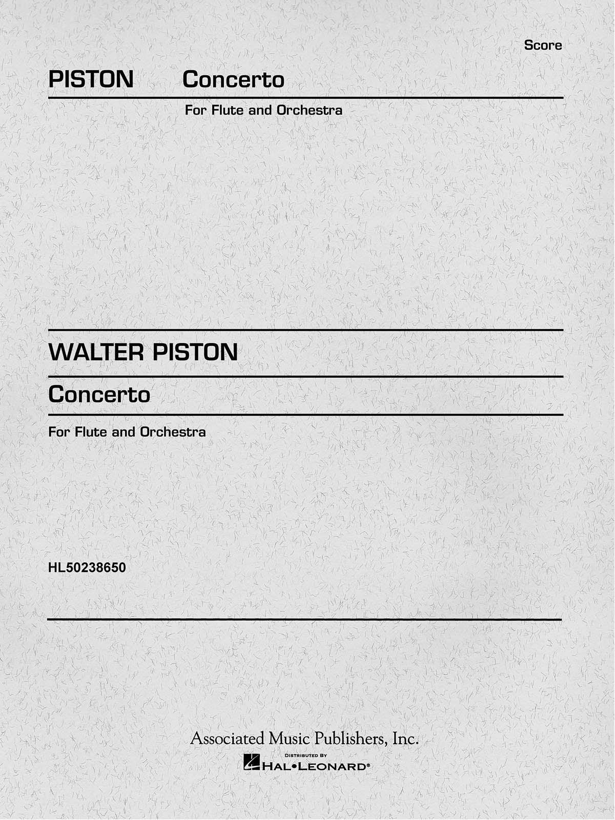 Walter Piston: Concerto