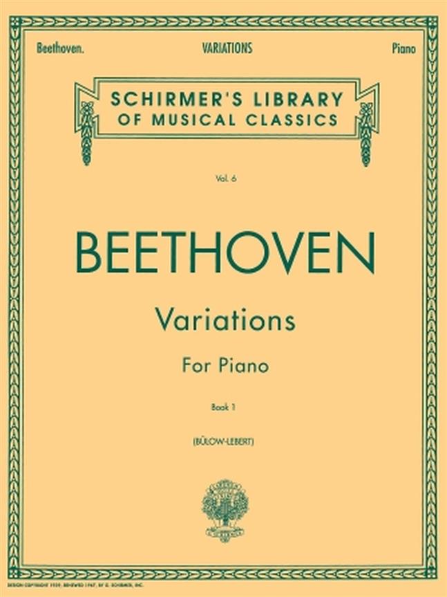 Beethoven: Variations Book 1