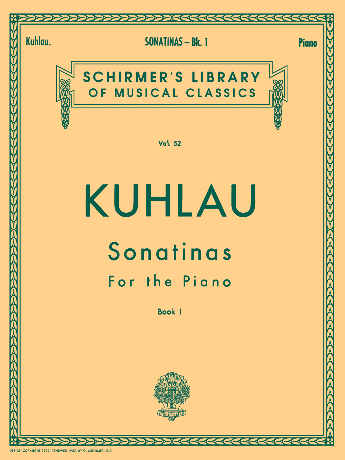 Friedrich Kuhlau: Sonatinas - Book 1