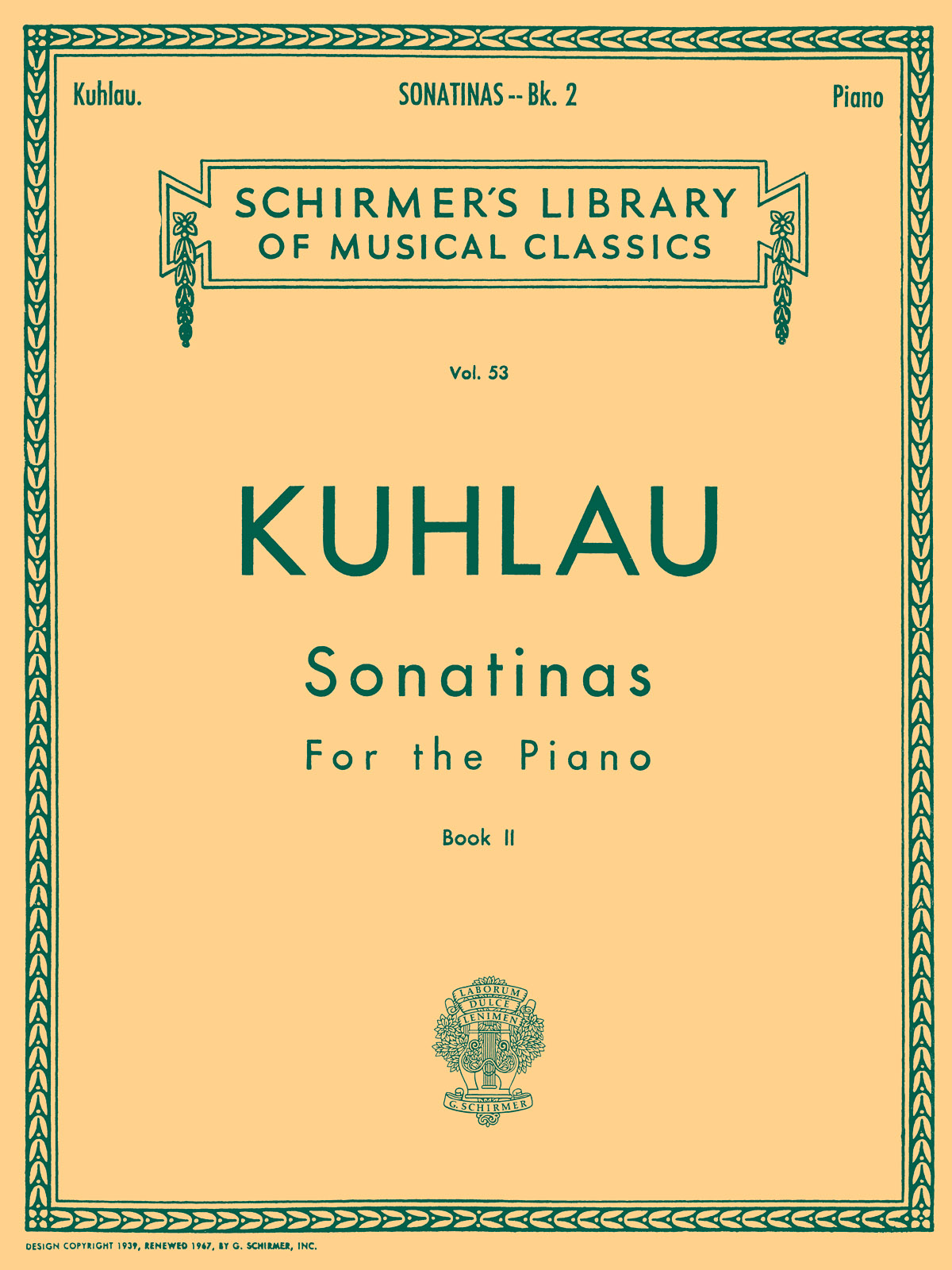 Friedrich Kuhlau: Sonatinas - Book 2