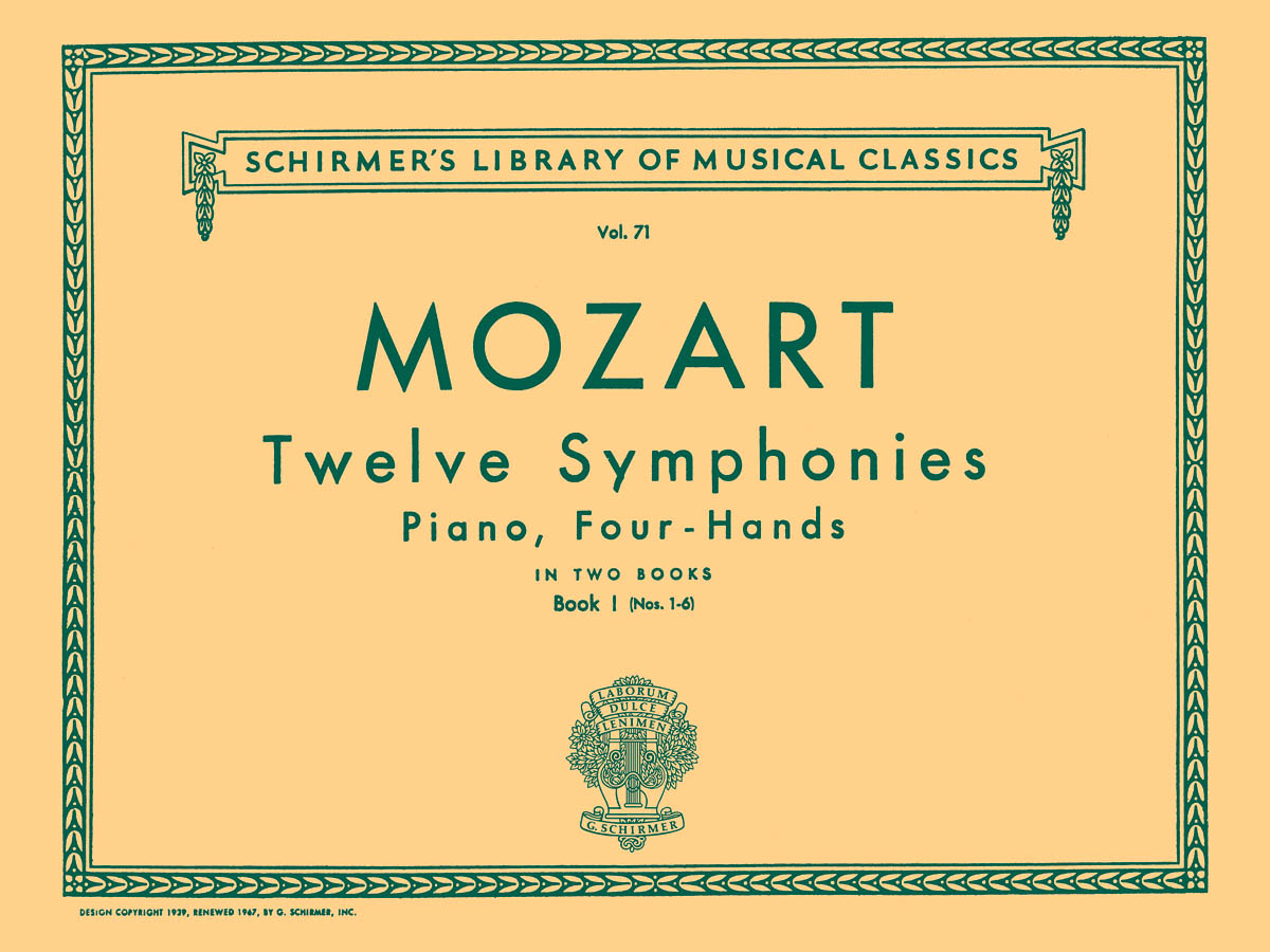 Mozart: 12 Symphonies Book 1: Nos. 1-6