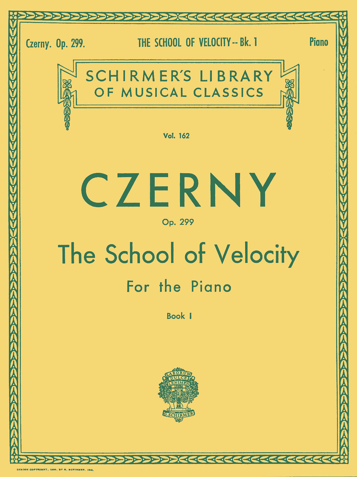 Carl Czerny: School of Velocity, Op. 299 - Book 1