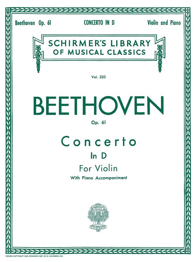 Beethoven: Violin Concerto In D Major Op. 61