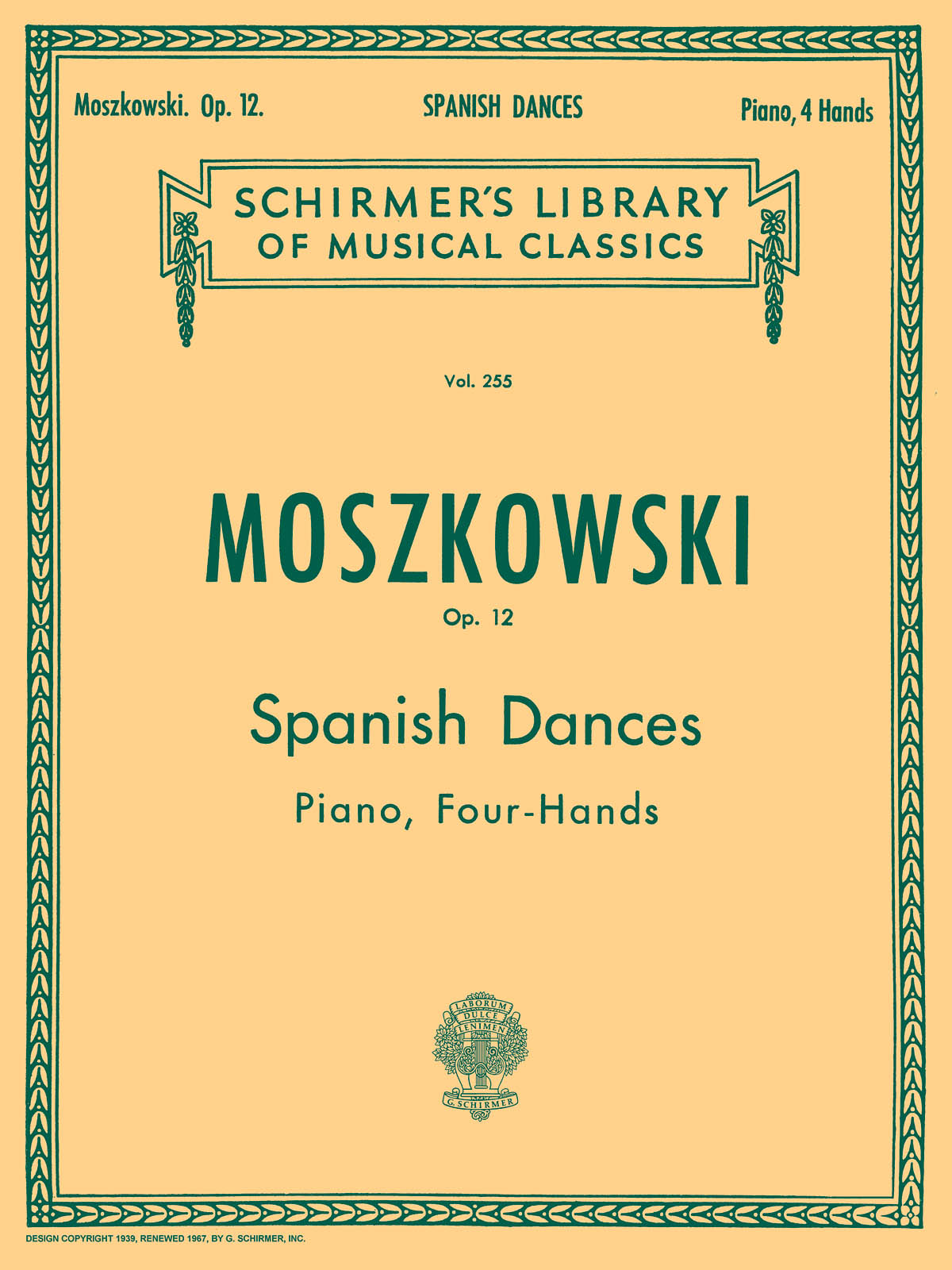 Moritz Moszkowski: Five Spanish Dances Op.12 (Piano Duet)