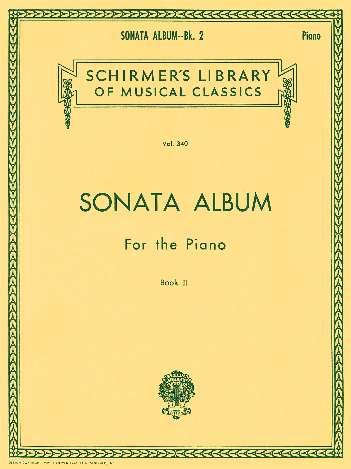 Sonata Album for the Piano - Book 2