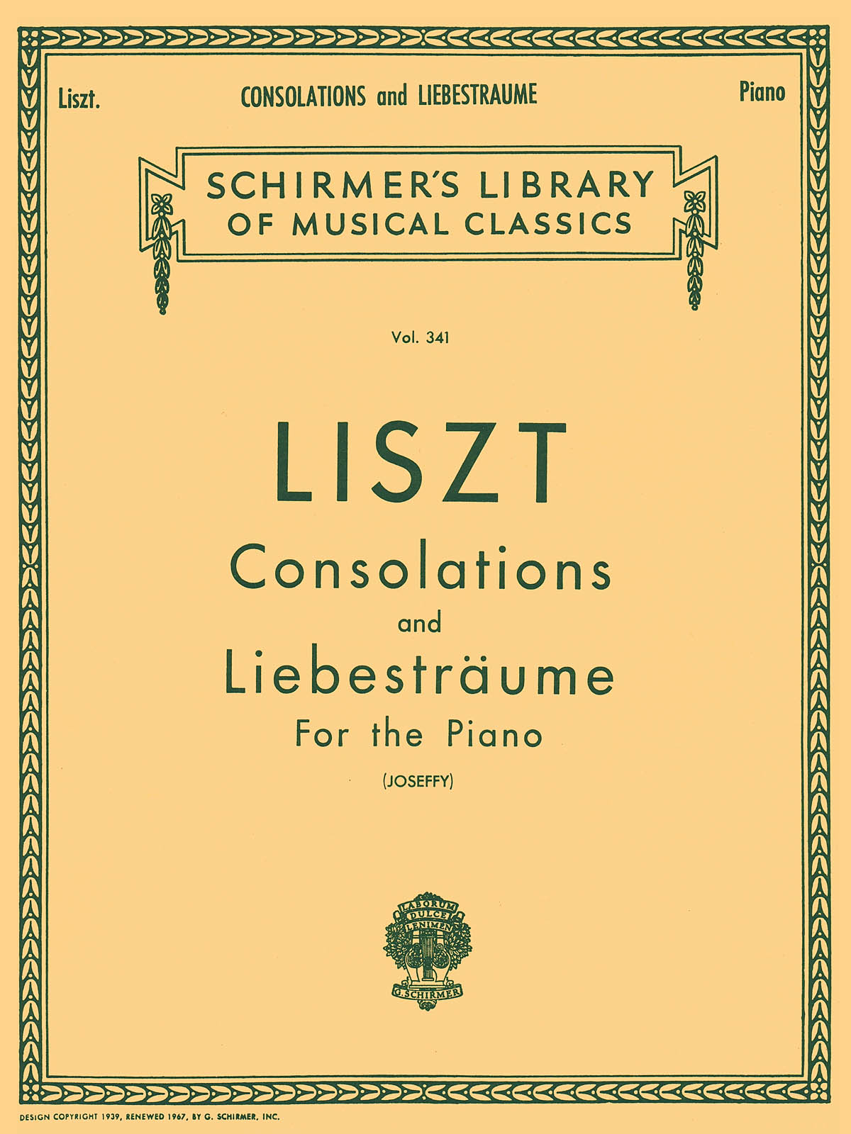 Liszt: Consolations And Liebestraume