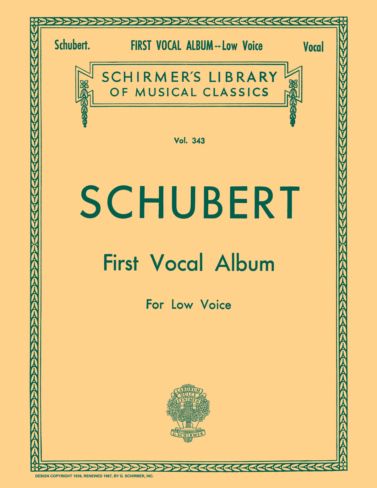 Franz Schubert: First Vocal Album