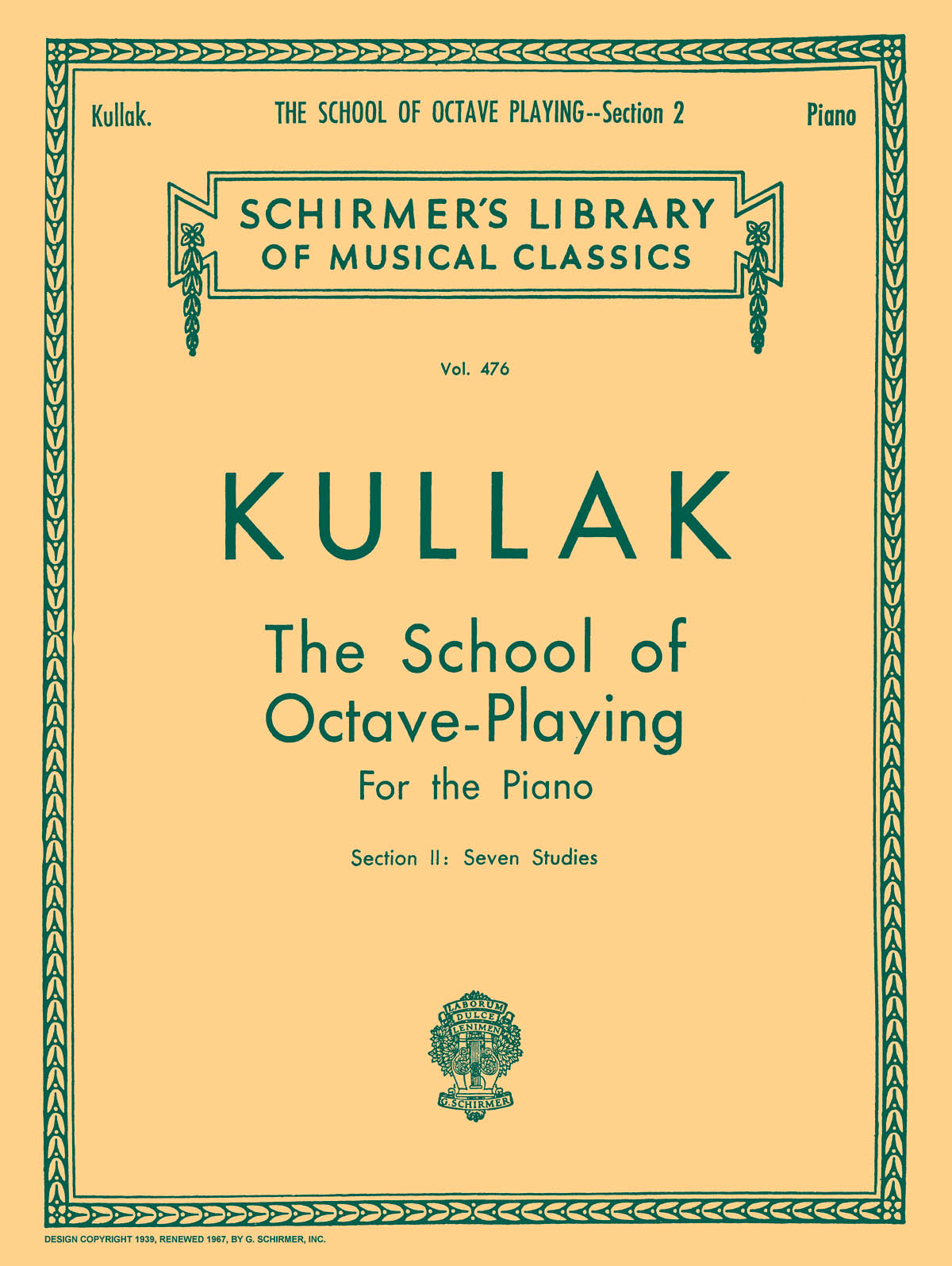 Theodor Kullak: School of Octave Playing, Op. 48 - Book 2