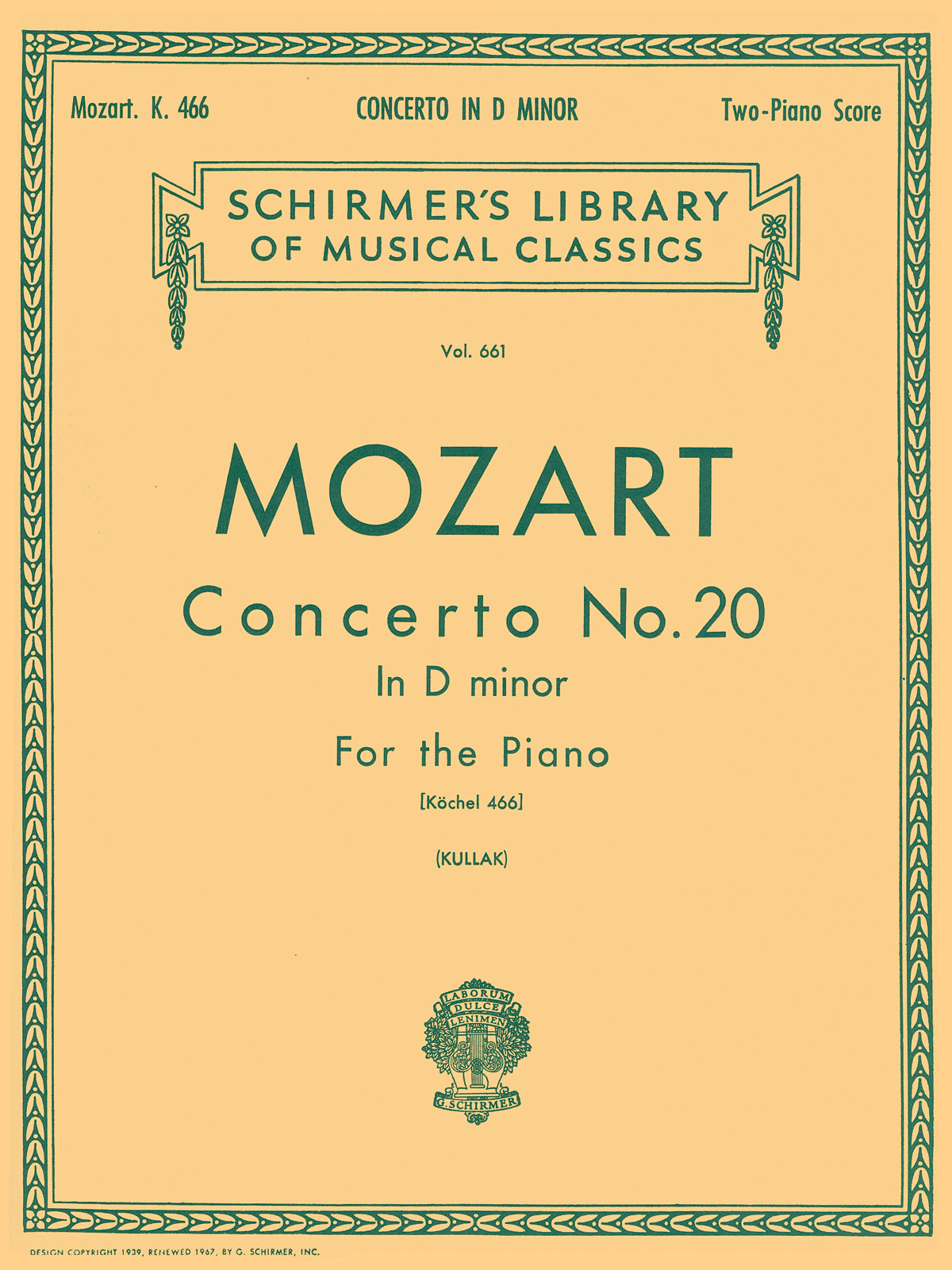 Mozart: Concerto No. 20 in D Minor, K.466