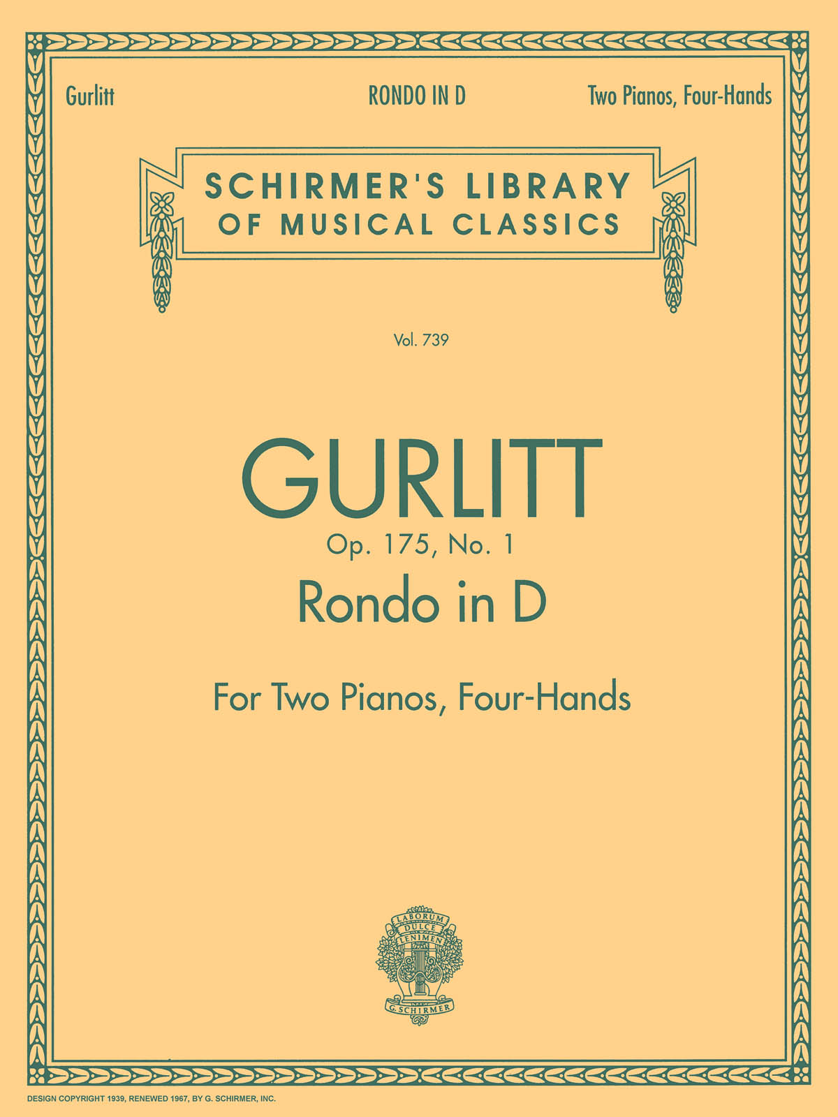 Cornelius Gurlitt: Rondo in D, Op. 175, No. 1