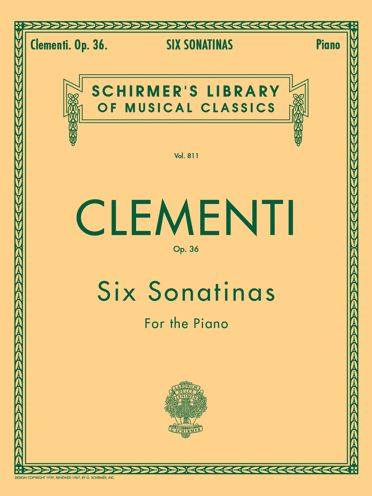 Muzio Clementi: Six Sonatinas, Op. 36